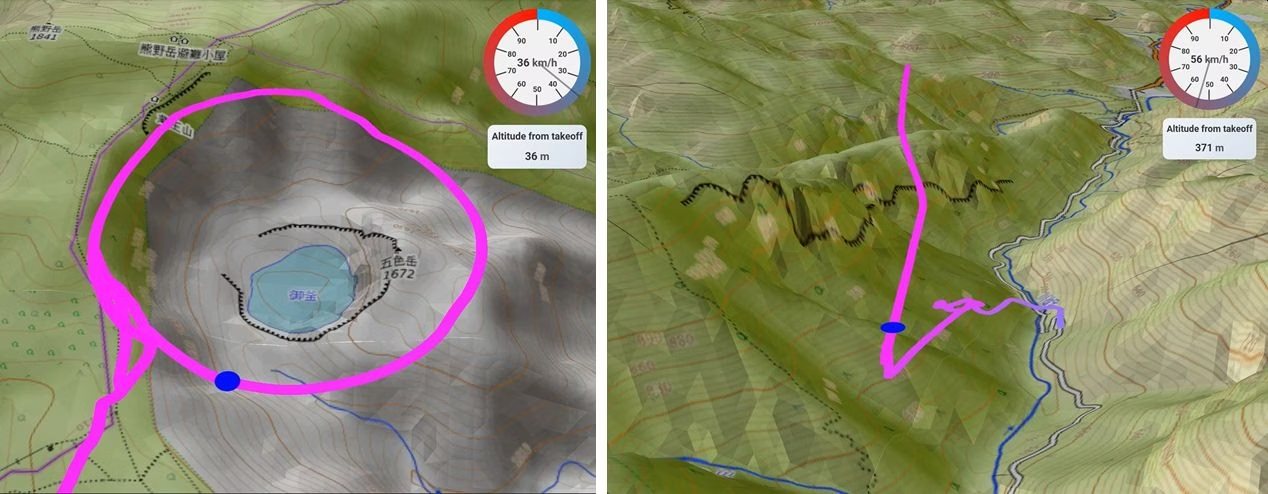 3D flight path viewer
